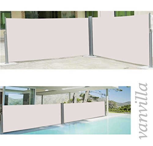 Vanvilla Doppel Seitenmarkise Beige 160×600 cm - 8