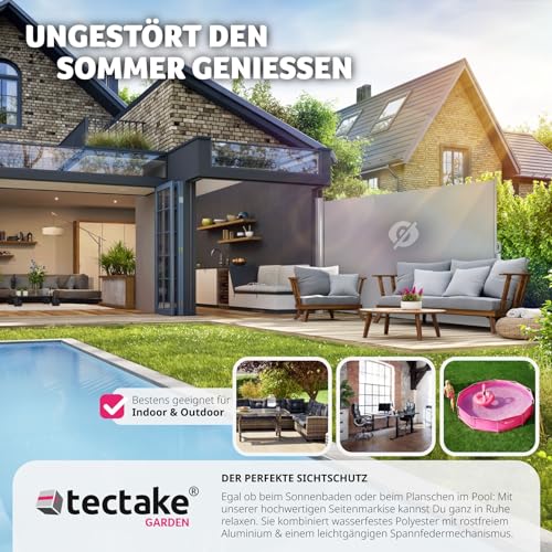 TecTake Seitenmarkise Grau 200×300 cm - 7