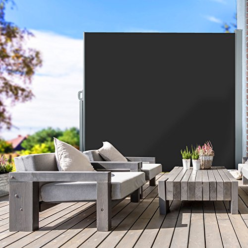 casa pura® Seitenmarkise Schwarz 200×300 cm - 3