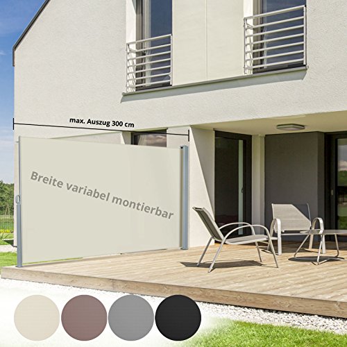 casa pura® Seitenmarkise Beige 200×300 cm - 3