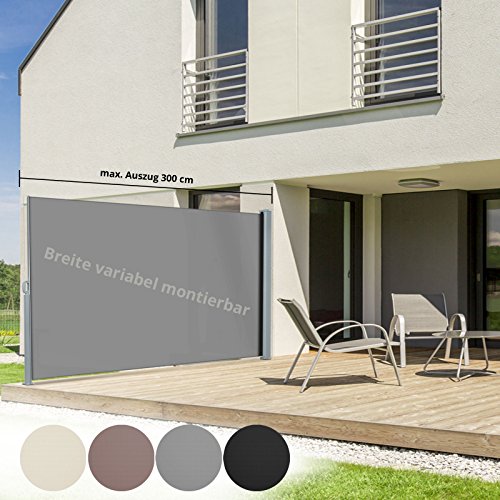casa pura® Seitenmarkise Anthrazit 180×300 cm - 2