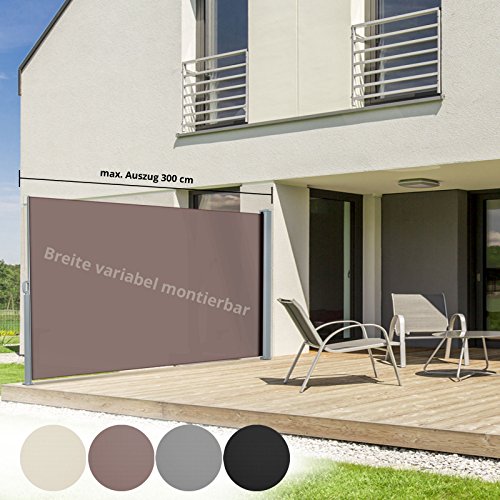 casa pura® Seitenmarkise Braun 160×300 cm - 2