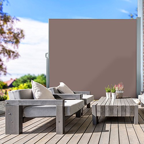 casa pura® Seitenmarkise Braun 160×300 cm - 3