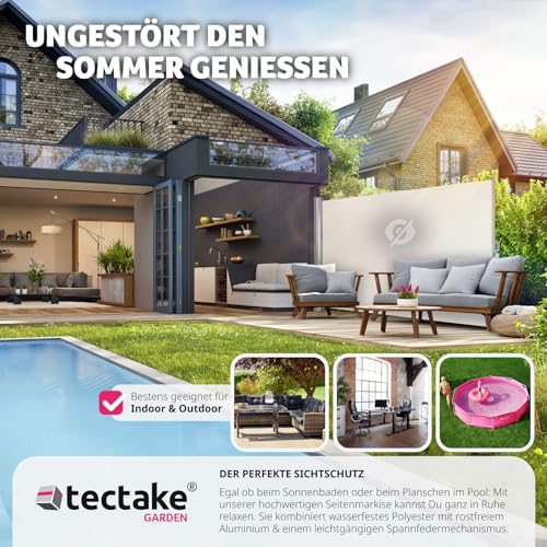 TecTake Seitenmarkise Beige 200×300 cm - 7