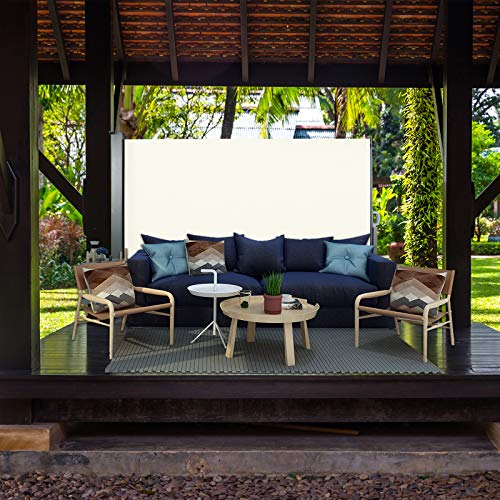 CCLIFE Seitenmarkise Beige 180×300 cm - 7