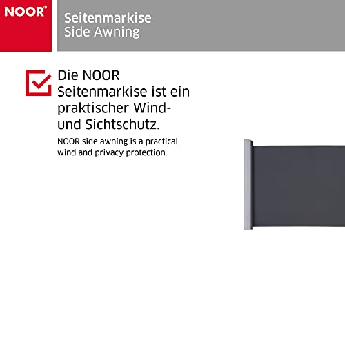 NOOR Seitenmarkise  200×350 cm anthrazit - 2