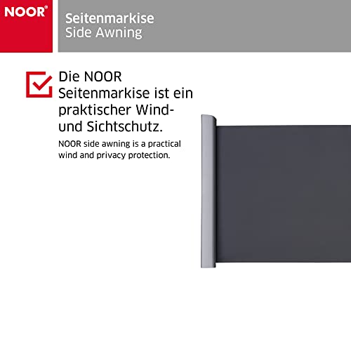 Noor Seitenmarkise 180×350 cm anthrazit - 2