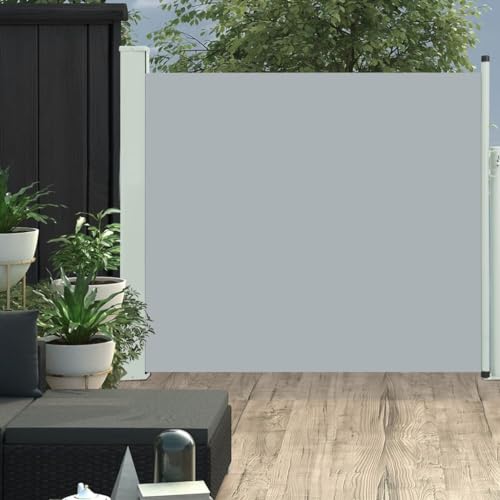 vidaXL Seitenmarkise 100×300 cm Grau - 2