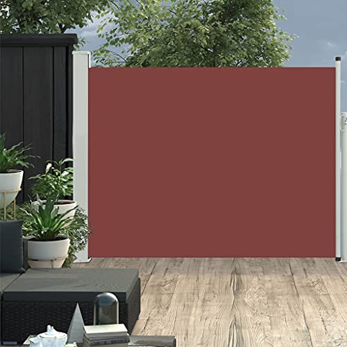 vidaXL Seitenmarkise 140×500 cm Braun - 2