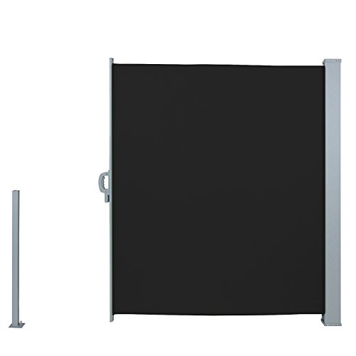 Jago Seitenmarkise 300 x 160 cm schwarz - 3